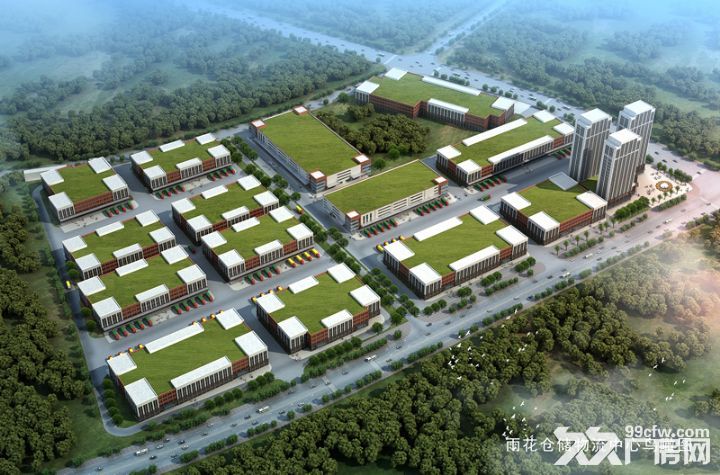 雨花仓储物流中心100050000㎡标准钢结构出