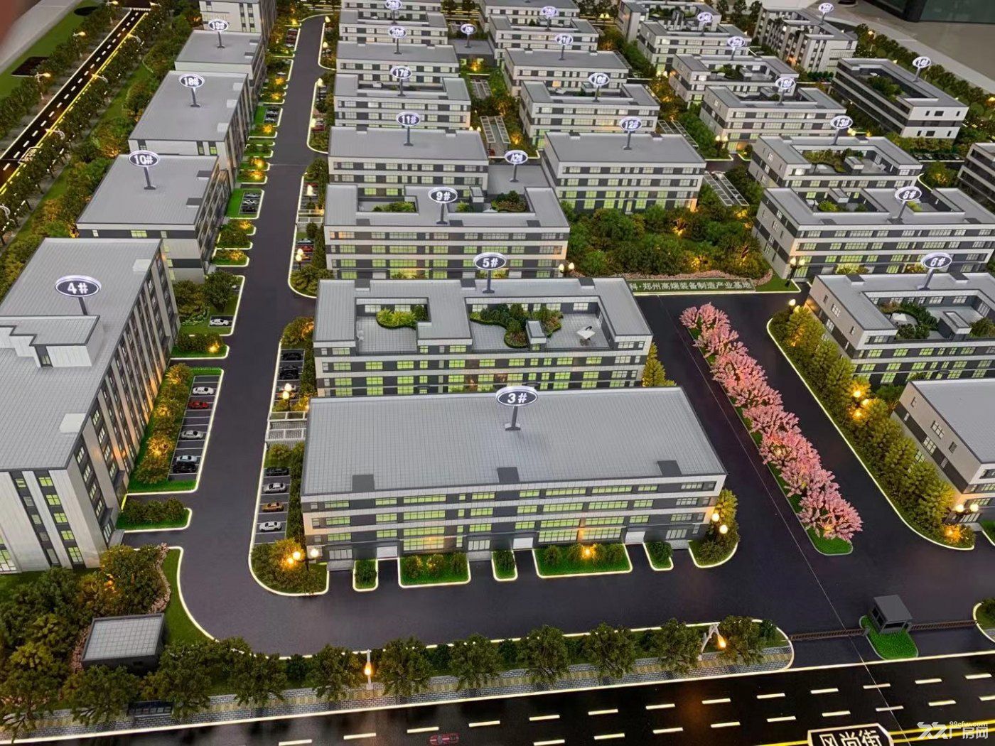 中南高科−−新密新区花园式独栋厂房出售-图（2）