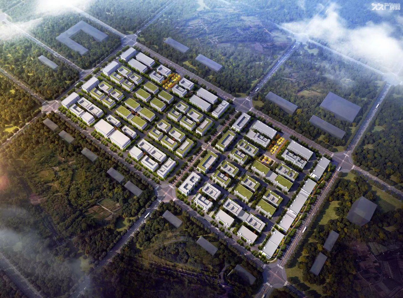 中南高科−−新密新区花园式独栋厂房出售-图（3）