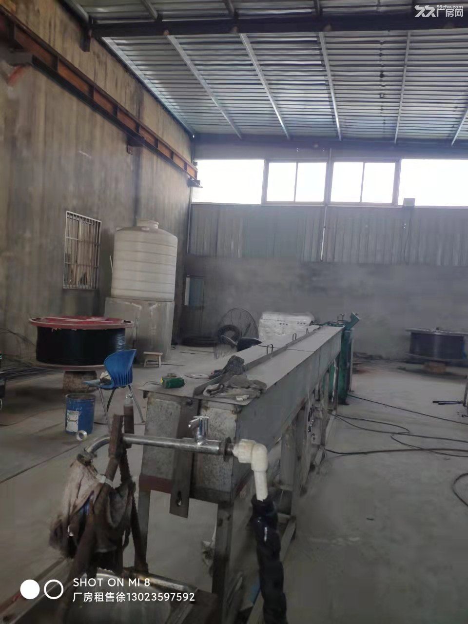 唐閘280平獨院廠房有2.8噸行車,麻雀雖小五臟俱全-圖(1)