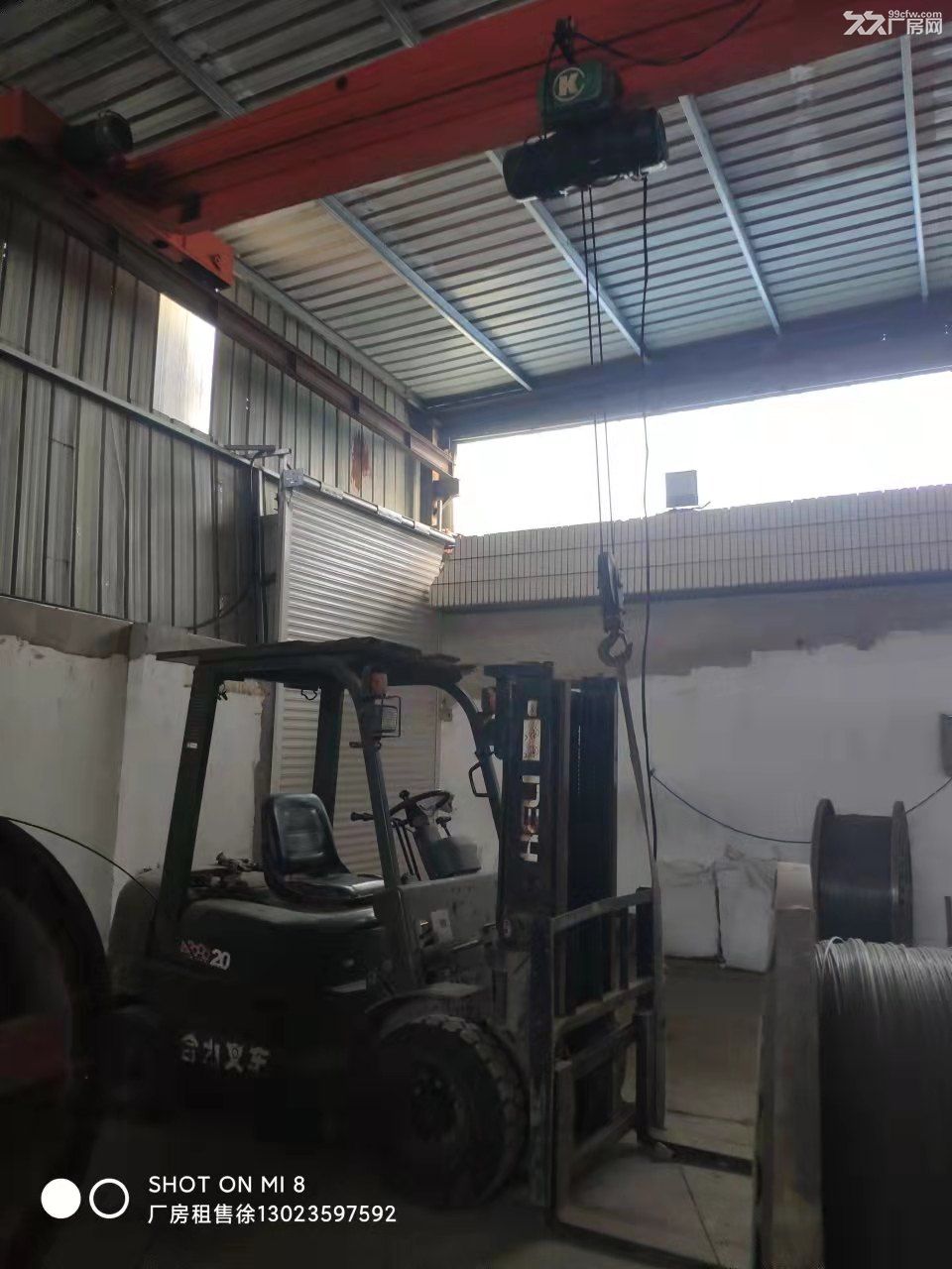 唐閘280平獨院廠房有2.8噸行車,麻雀雖小五臟俱全-圖(2)