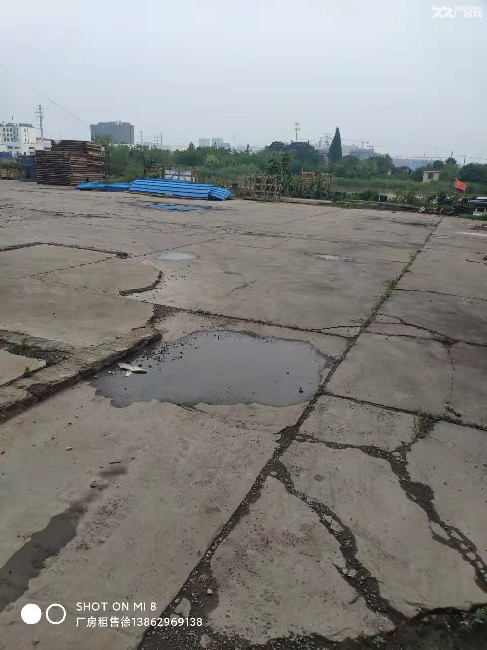 港閘秦灶1800平空地出租,可做貨車維修、商務(wù)車改裝-圖(1)