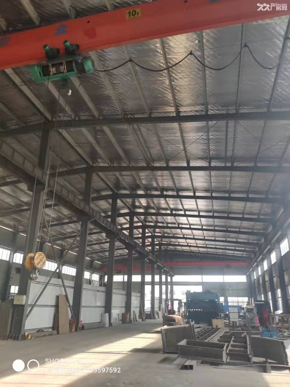 市區(qū)通呂運(yùn)河旁1400平雙跨標(biāo)準(zhǔn)機(jī)械廠房，配10噸行車(chē)-圖（5）