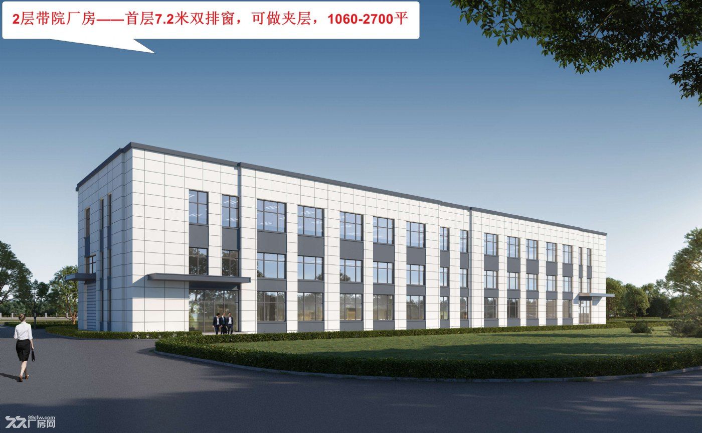 售【1層12米，2層帶院廠房】50年大產權，機械/儀表企業之選！-圖（4）