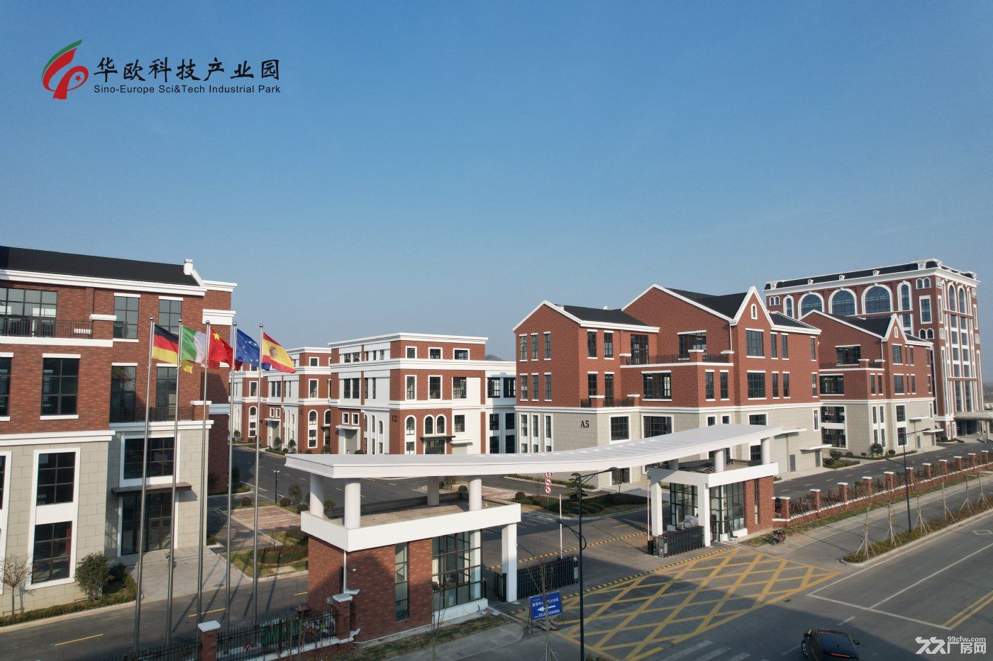 低碳園區(qū) 歐式建筑 標(biāo)準(zhǔn)廠房分割銷(xiāo)售-圖（4）