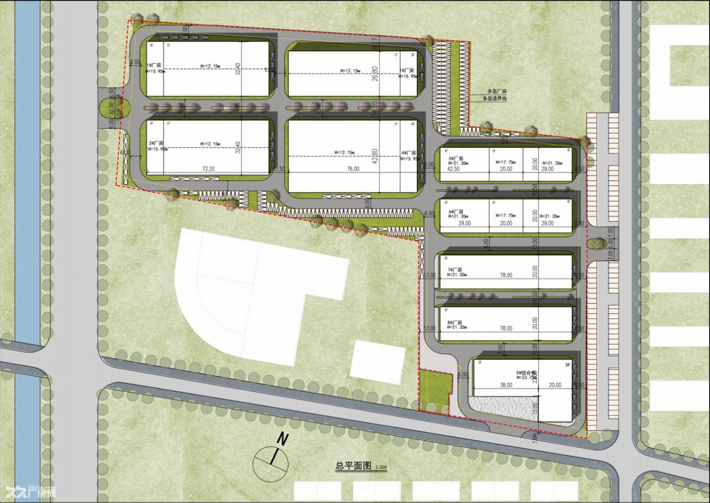 先鋒鎮(zhèn)2號線地鐵口廠房招商,層高8.1米可按揭-圖(5)